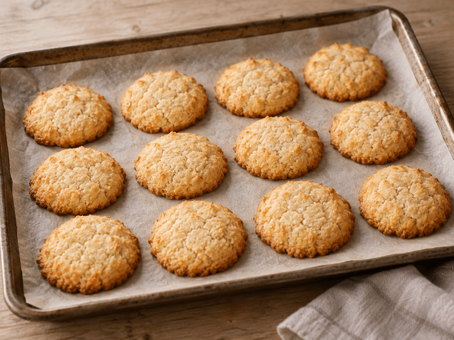 AI illustration of Flourless almond clouds