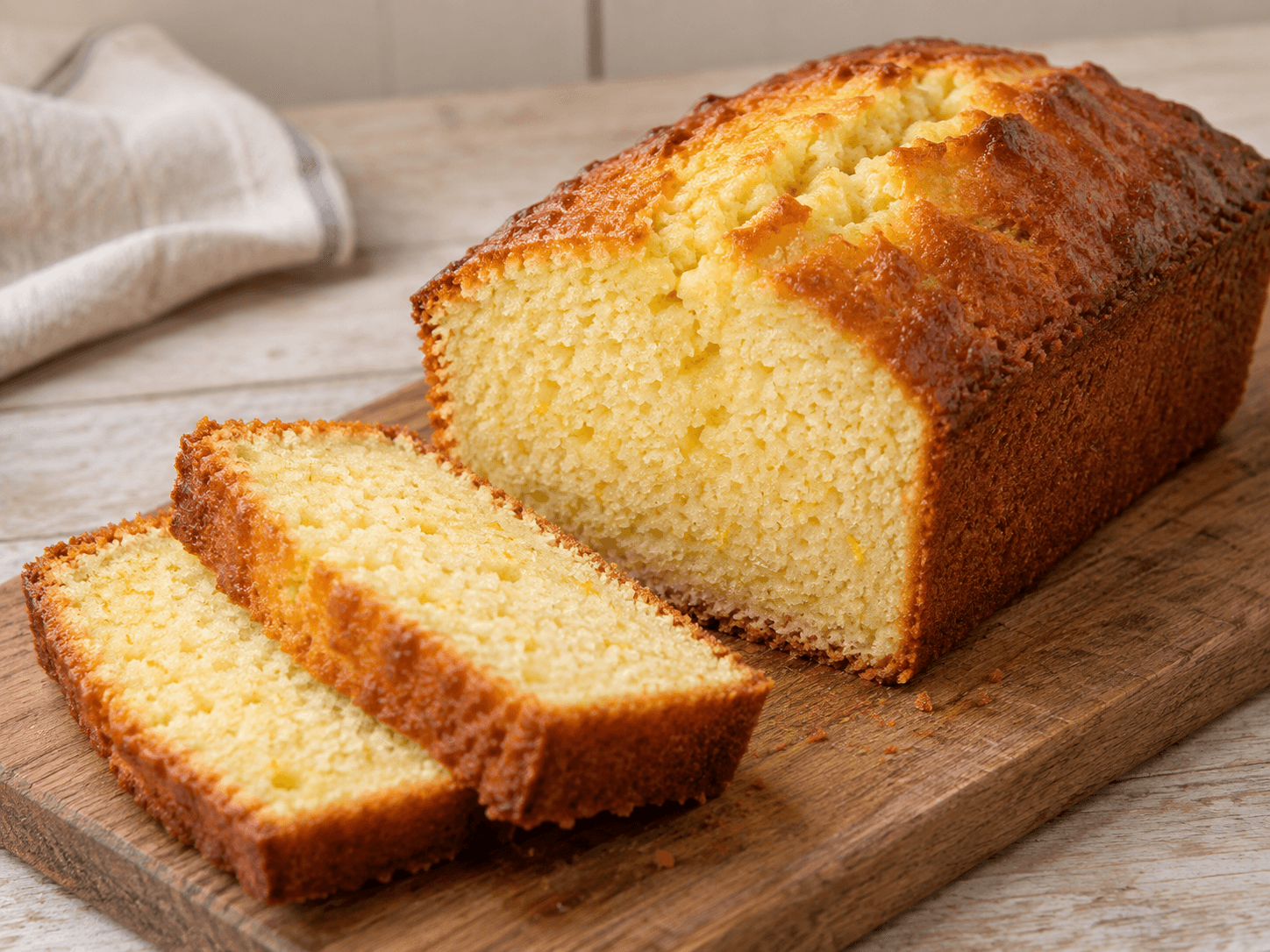 AI illustration of Lemon Sunday cake